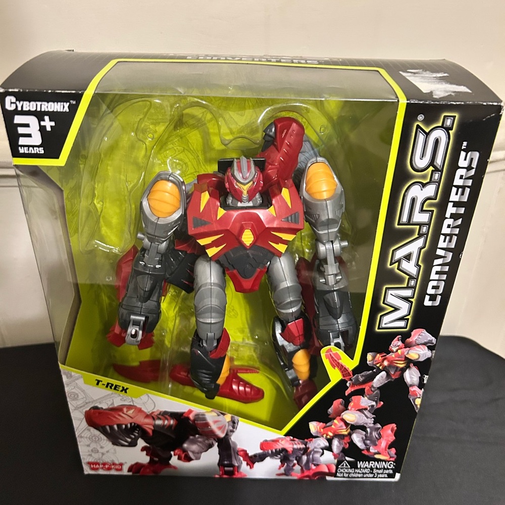 M.A.R.S. Converters -T-Rex Dinosaur Action Figure Transformer/Ages 3+/NIB